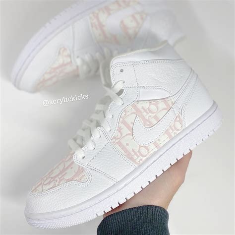 jordan 1 pink dior|Dior jordan 1 release date.